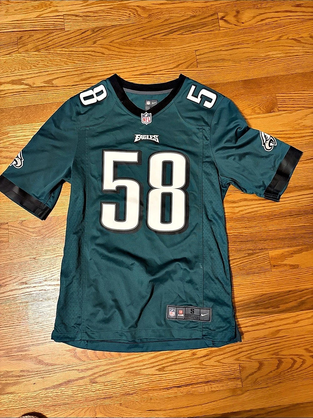 Nike NFL Eagles Hicks  #58 jersey Small